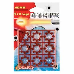 Amorces 8 coups pour pistolet 