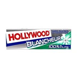 Hollywood Blancheur Menthe Verte 100% Xylitol 10 Dragées