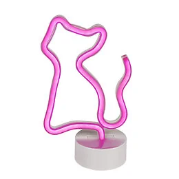 lampe néon chat