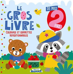 Mon P'tit Hemma - Le gros livre de mes 2 ans (Ourson et raton laveur)