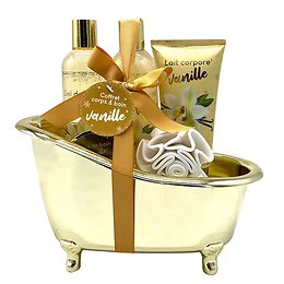 Baignoire brillant Or Vanille