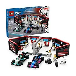 Lego City - Garage de F1 et voitures Mercedes-AMG et Alpine - Lego 60444