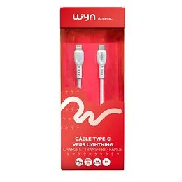 Cable Lightning vers USB-C Wyn