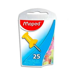 25 punaises mémo couleur Maped