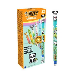 Stylos gel effaçables Vibbies Bic