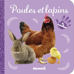 Bébé touche-à-tout - Poules et lapins