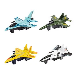Avion de chasse métal rétrofriction Wonderkids - Modèle Aléatoire