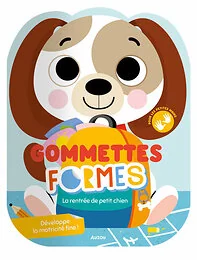 Gomettes formes - La rentrée de petit chien