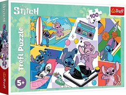 Puzzle 100 pièces Souvenirs de Lilo et Stitch Trefl