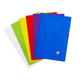 Cahier Mimesys A4 96 pages Q5x5 Clairefontaine Coloris Aléatoire