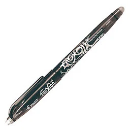 Stylo roller effaçable noir pointe fine FriXion Pilot