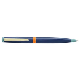 Stylo Bille Paris Color block Avenue Hoche coloris Bleu foncé & Jaune Hechter