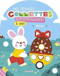 Mes grandes gommettes repositionnables - 3 ans - Pâques