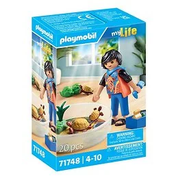 Playmobil 71748 Famille de tortues dans un terrarium
