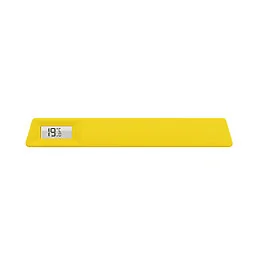 Thermomètre d'ambiance et porte photo Le19 Jaune Xoopar