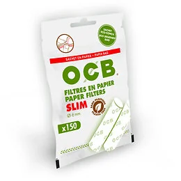 OCB Slim Filtre en papier 6mm sachet 150