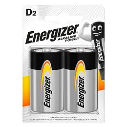 2 piles D/LR20 Energizer alcaline