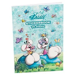 Cahier A5 d'autocollants Diddl