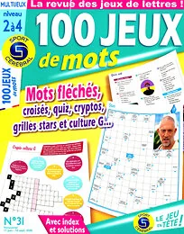 Magazine 100 jeux de mots, numéro 31, du 11/06/2026