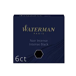 Etui 6 cartouches courtes noir Waterman