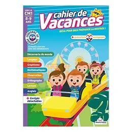 Cahiers de vacances - Vers CM1 8-9 ans Maxilivres