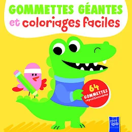 Le crocodile - Gommettes géantes