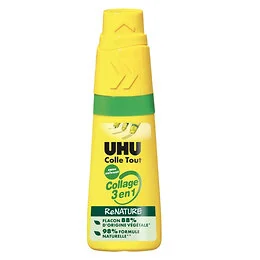 UHU Colle liquide 3 en 1 - Idéal Book Nook - ReNature Flacon 35ml
