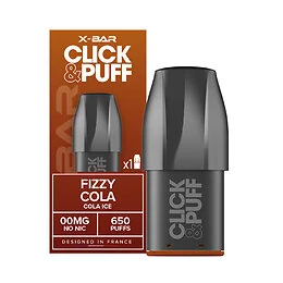 XBAR pod Click and Puff Fizzy cola 10mg