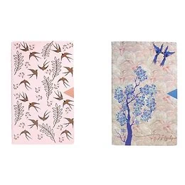 Cahier coutures A5 Oiseaux Majoliques 13 x 21 cm Smile Modèle aléatoire