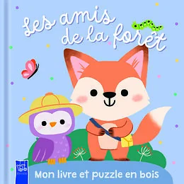 Les amis de la forêt - Mon livre et puzzle en bois