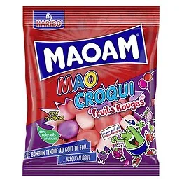 Haribo Mao Croqui Fruits rouges sachet 120g