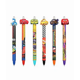 Stylo rétractable et effaçable Cars Disney Modèle Aléatoire