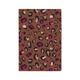 Carnet A5 ligné Bahia Léopard Oberthur