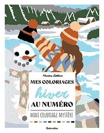 Mes coloriages au numéro - Hiver