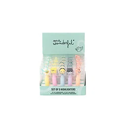 Coffret 5 surligneurs Bobo Mr Wonderful