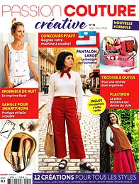 Magazine Passion couture creative, numéro 54, du 11/09/2026