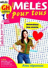 Magazine Maxi meles pour tous, numéro 141, du 16/09/2026