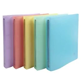Classeur 4 anneaux dos 3 cm Pastel Exacompta  Coloris Aléatoire