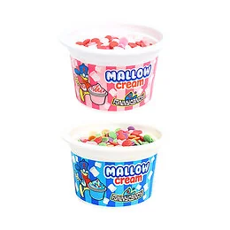 Bonbon Mallow cream Funny candy