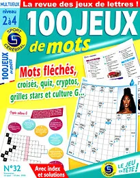 Magazine 100 jeux de mots, numéro 32, du 10/09/2026