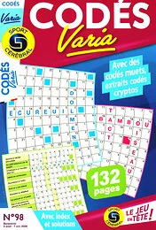 Magazine Codes varia, numéro 98, du 05/08/2026