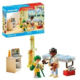 Playmobil 71619 Pédiatre avec enfant