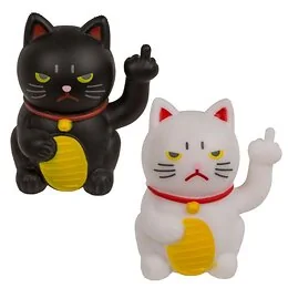 Squishy Angry Cat 7,5 cm Modèle aléatoire