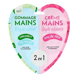 Duo Crème Mains 2 en 1 Concombre et Sel Marin