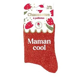 Chaussettes à paillettes Maman Cool