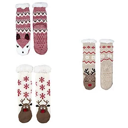 Chaussettes Sherpa Renard OU Renne adulte