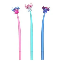 Stylos silicone flexi gel collection effet métalisé Stitch modèle aléatoire 