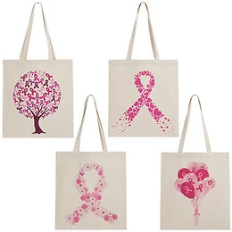 Tote Bags 35x42cm Octobre Rose Modèle Aléatoire