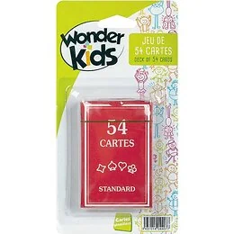 Jeu de 54 cartes Wonderkids