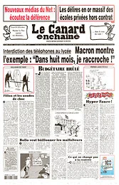 Magazine Le canard enchaine, numéro 5521, du 02/09/2026